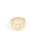 Smiley Signet Ring