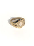 Opal Daisy Signet Ring